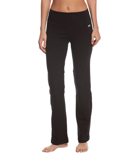 Spalding Women's Activewear Bootleg Pant, Black, Small 