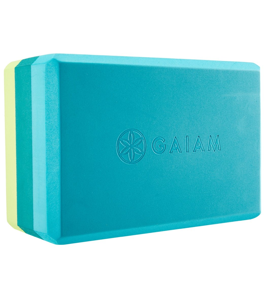 Gaiam Tri Color Yoga Block at