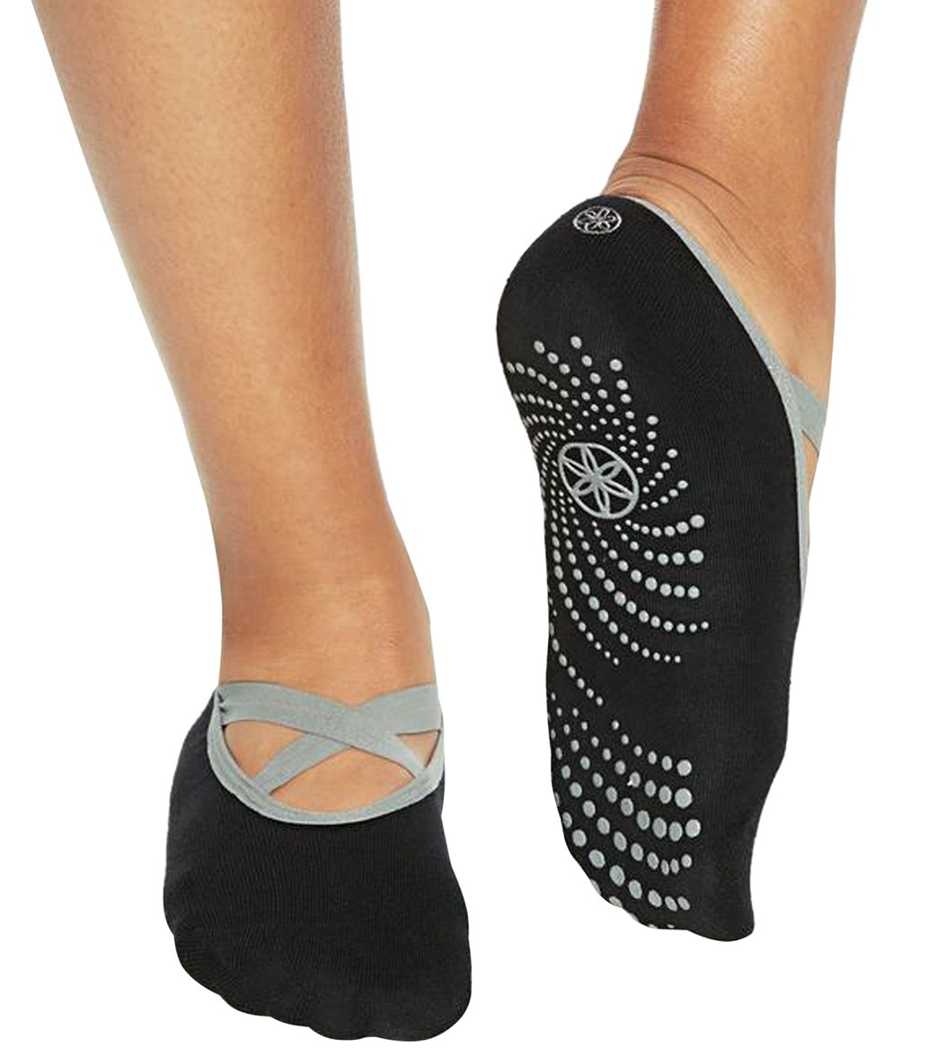 Gaiam Grippy Barre Yoga Socks O/S at
