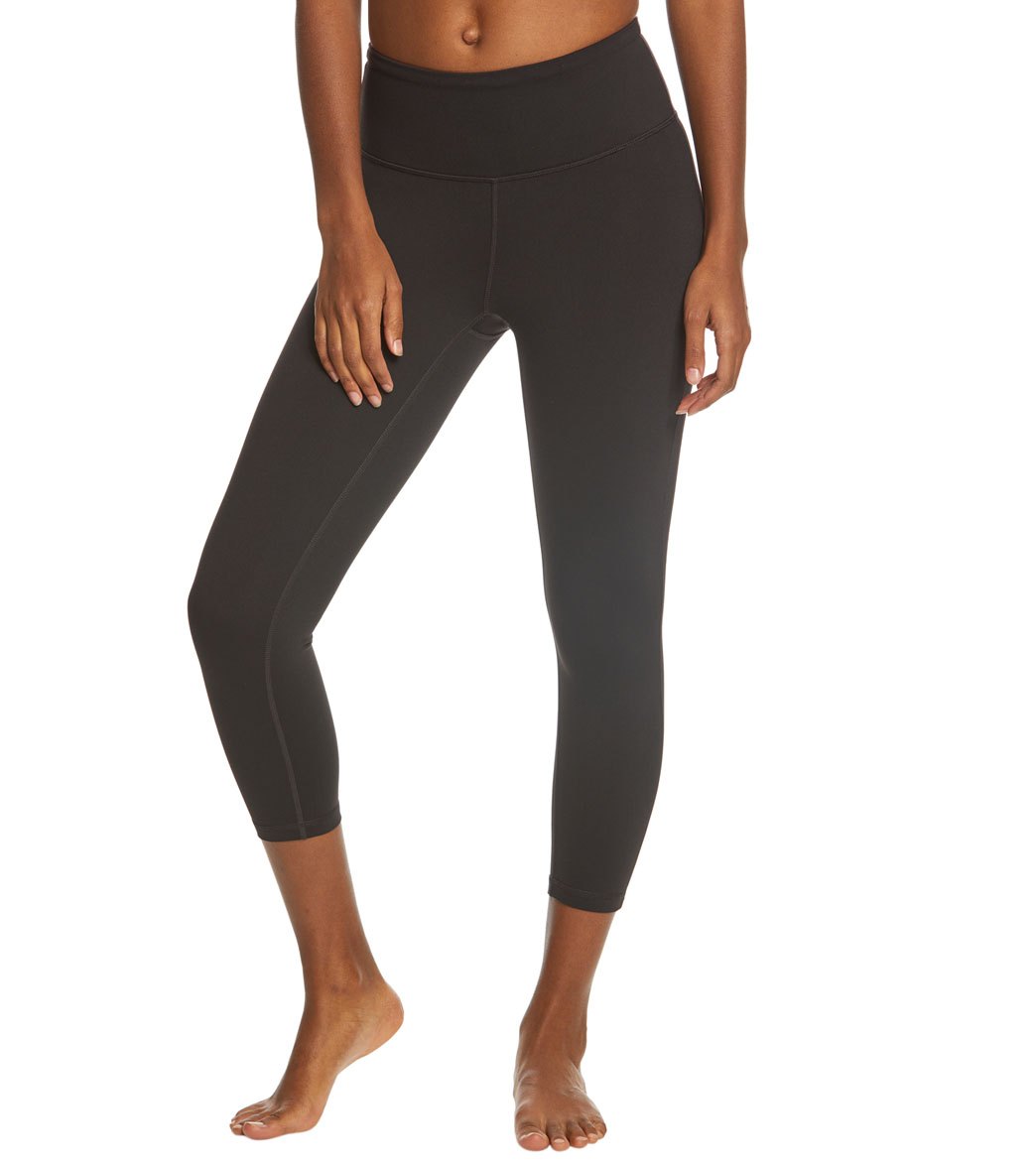 Hard Tail Forever Contour Rolldown Ankle Legging - Charcoal