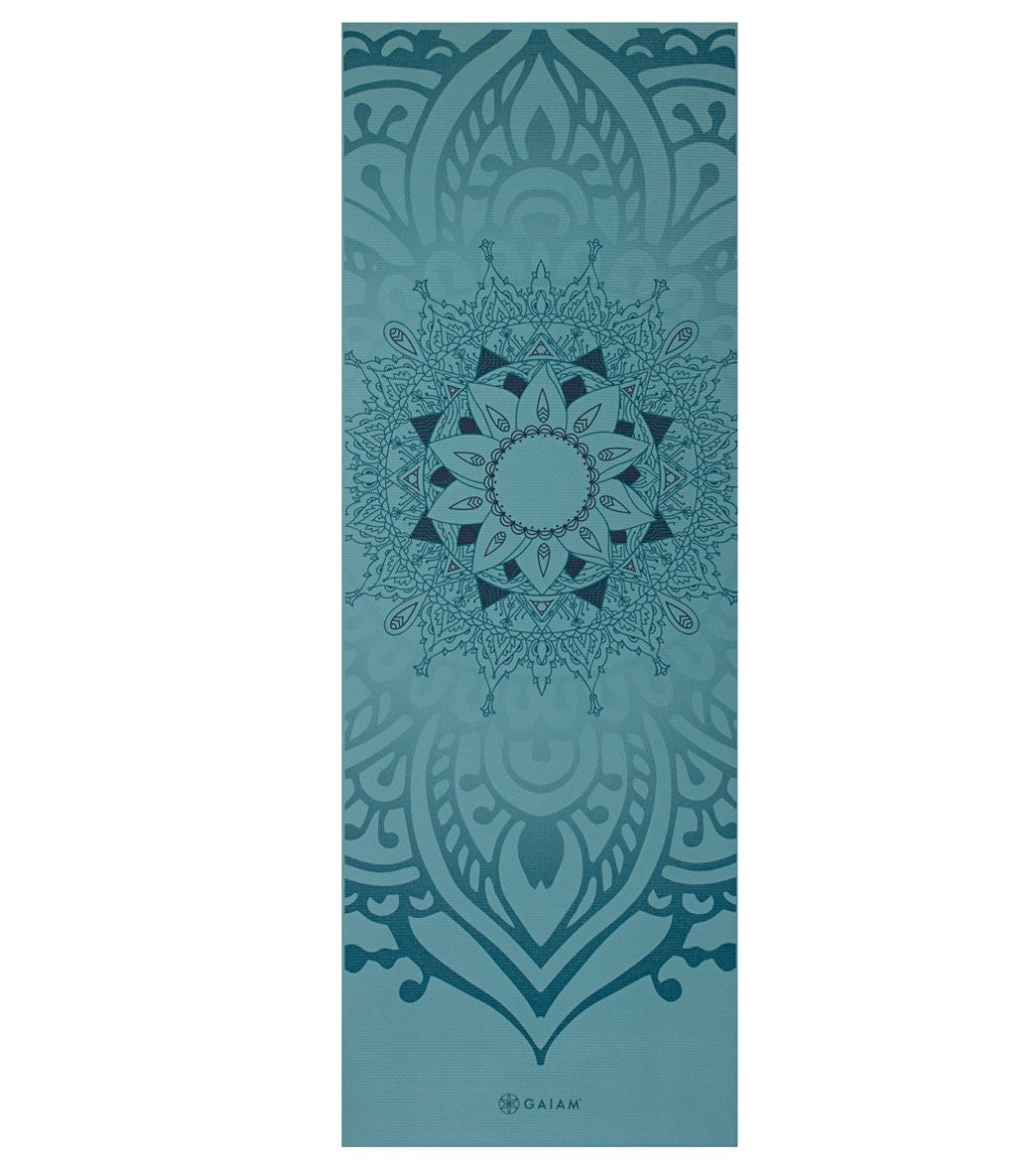 Extra Thick Yoga and Pilates Mat 1 inch - Aqua Blue