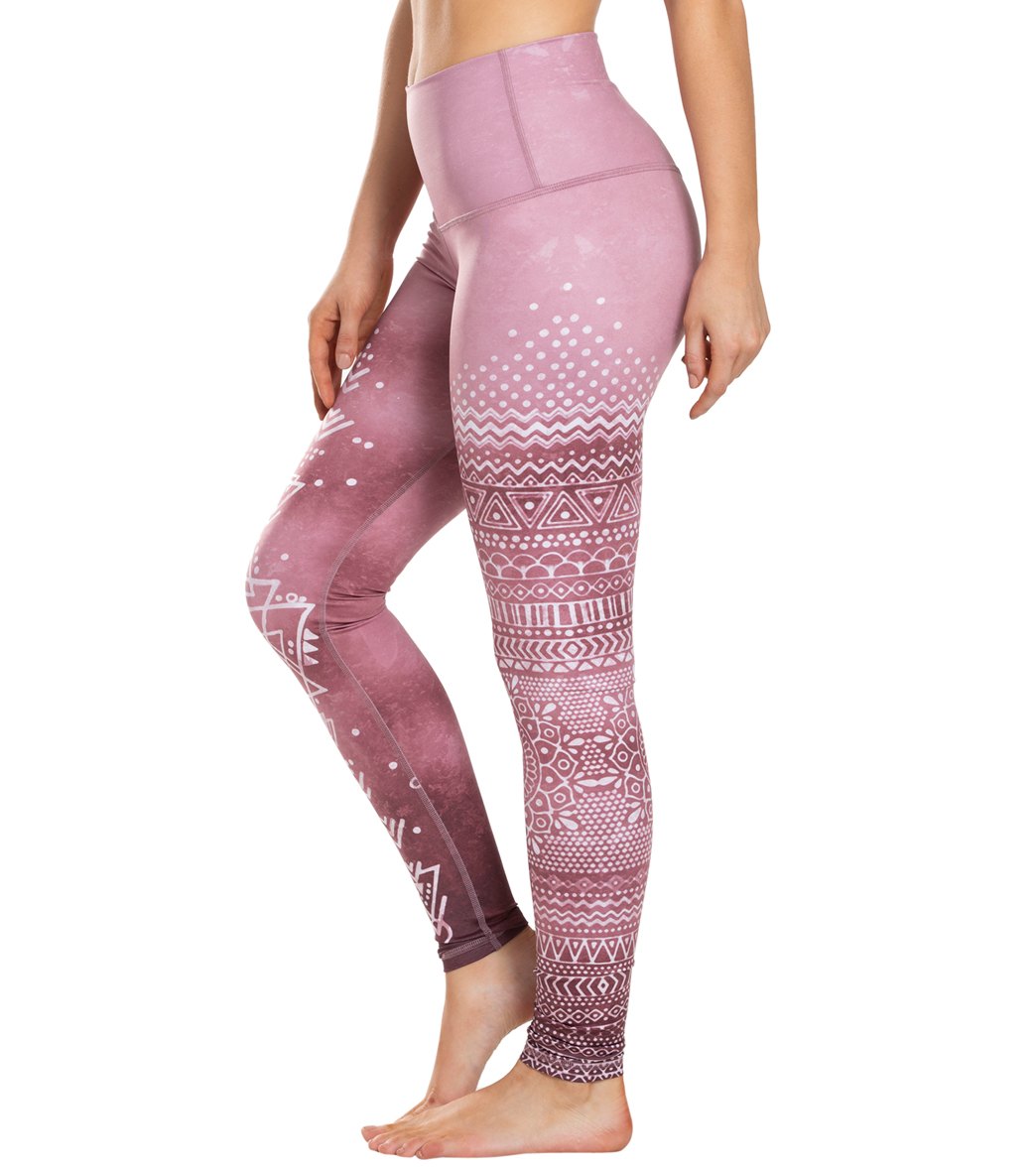 Mika Yoga Wear Kaya High Waisted Printed Yoga Leggings