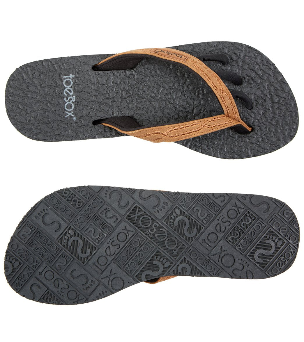 Toesox Women s Serena Flat Tan