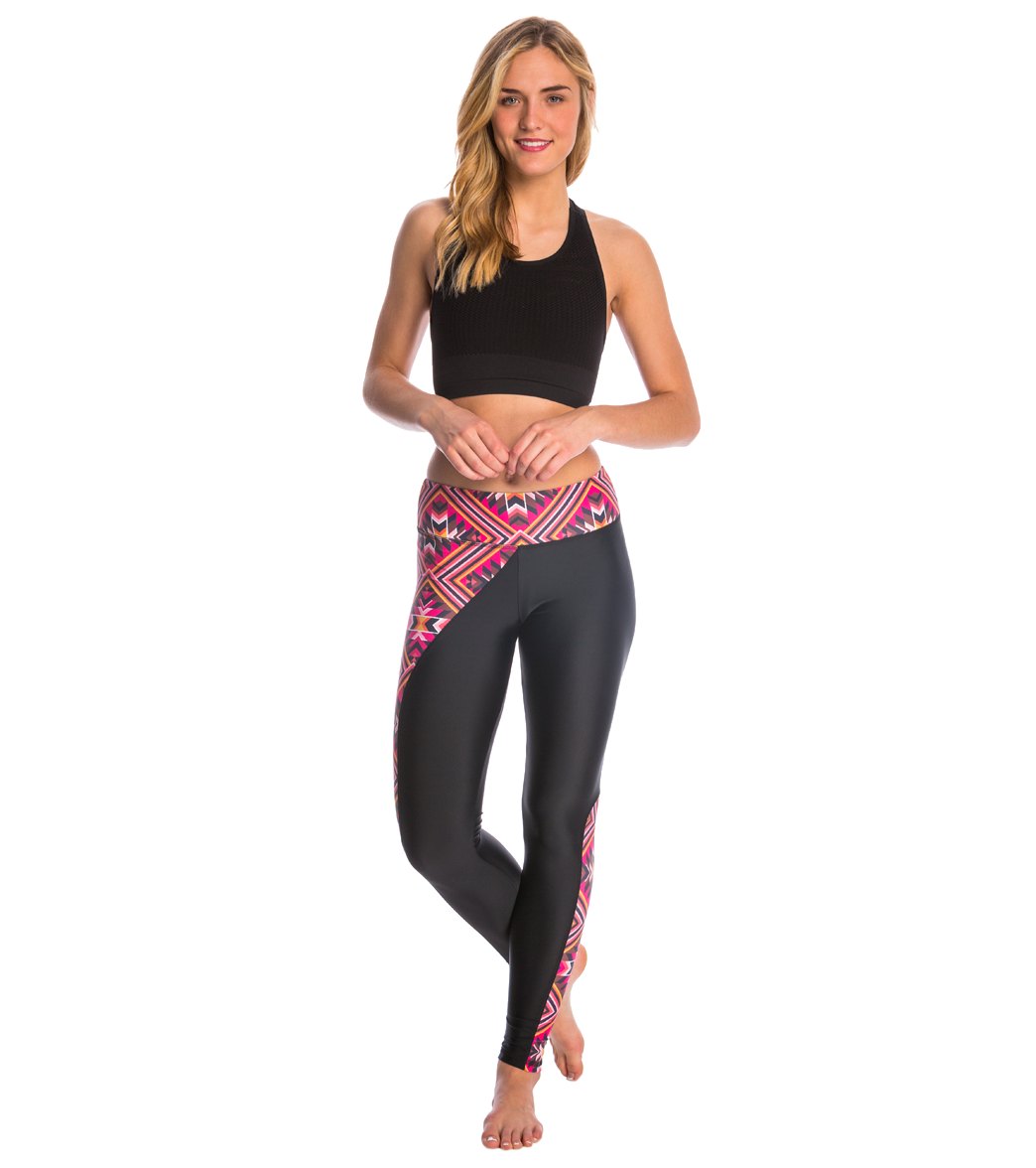 Jala Clothing's Stand Up Paddleboarding Legging in fun prints is