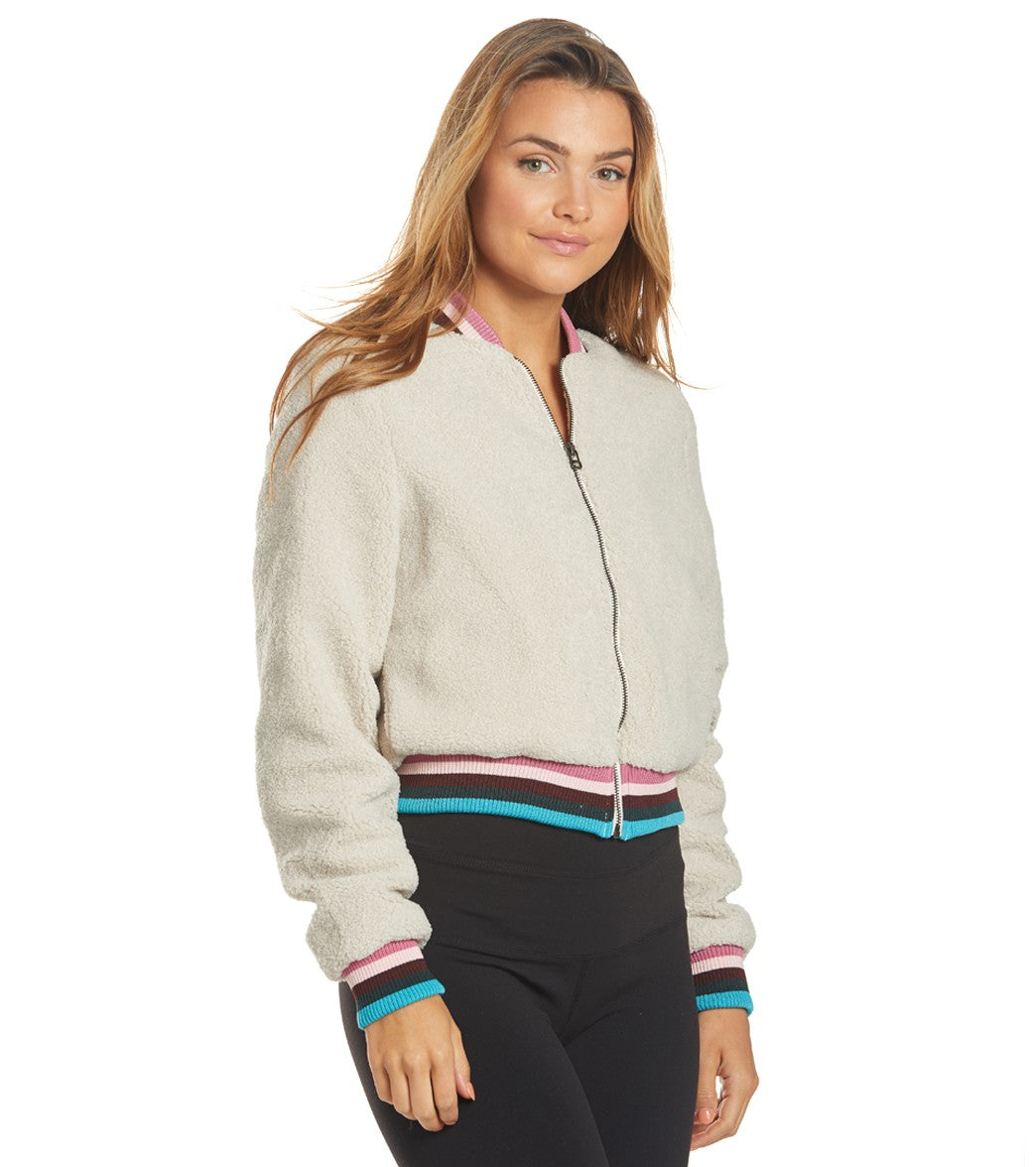 Spiritual gangster furry outlet bomber jacket