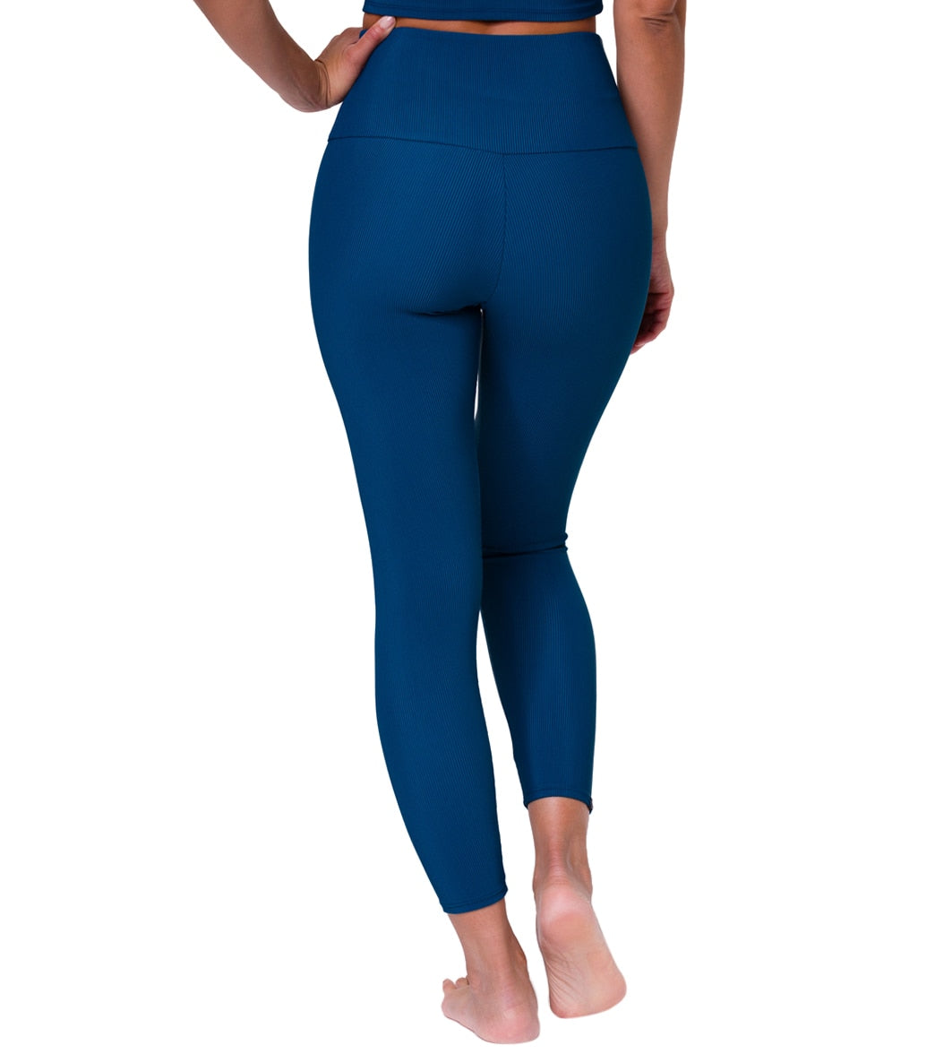 Onzie Ribbed Sweetheart 7/8 Yoga Leggings at  - Free  Shipping