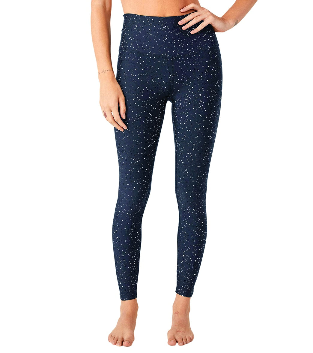  Leggings for Women Solid High Waist Glitter Leggings