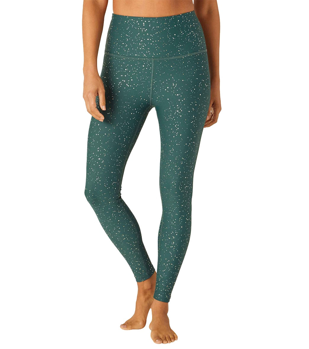 Beyond Yoga Alloy Sparkle High Waisted 7/8 Leggings