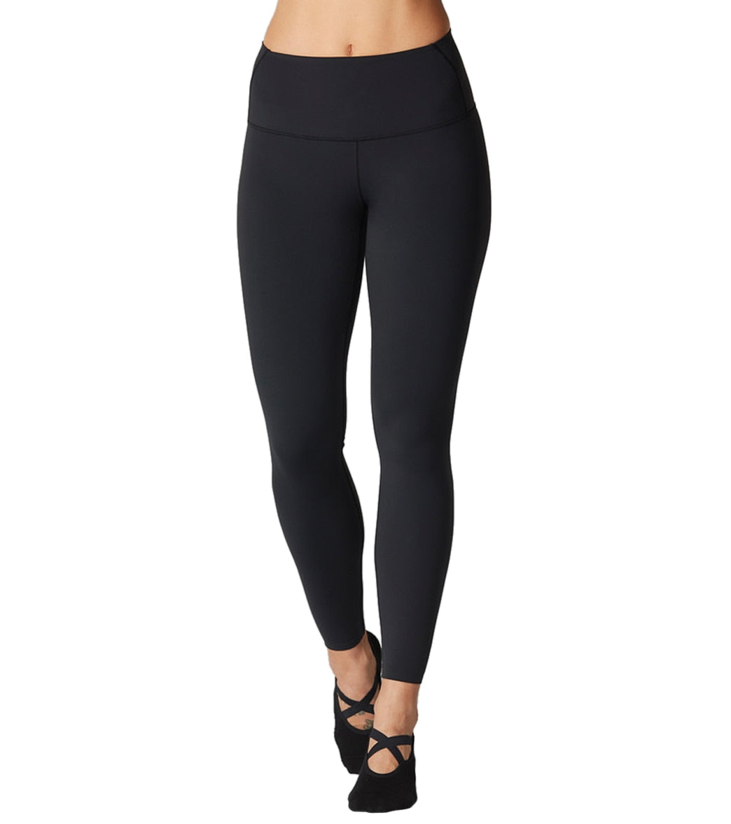 Agility High Waisted Athletic Leggings | Deep Blue