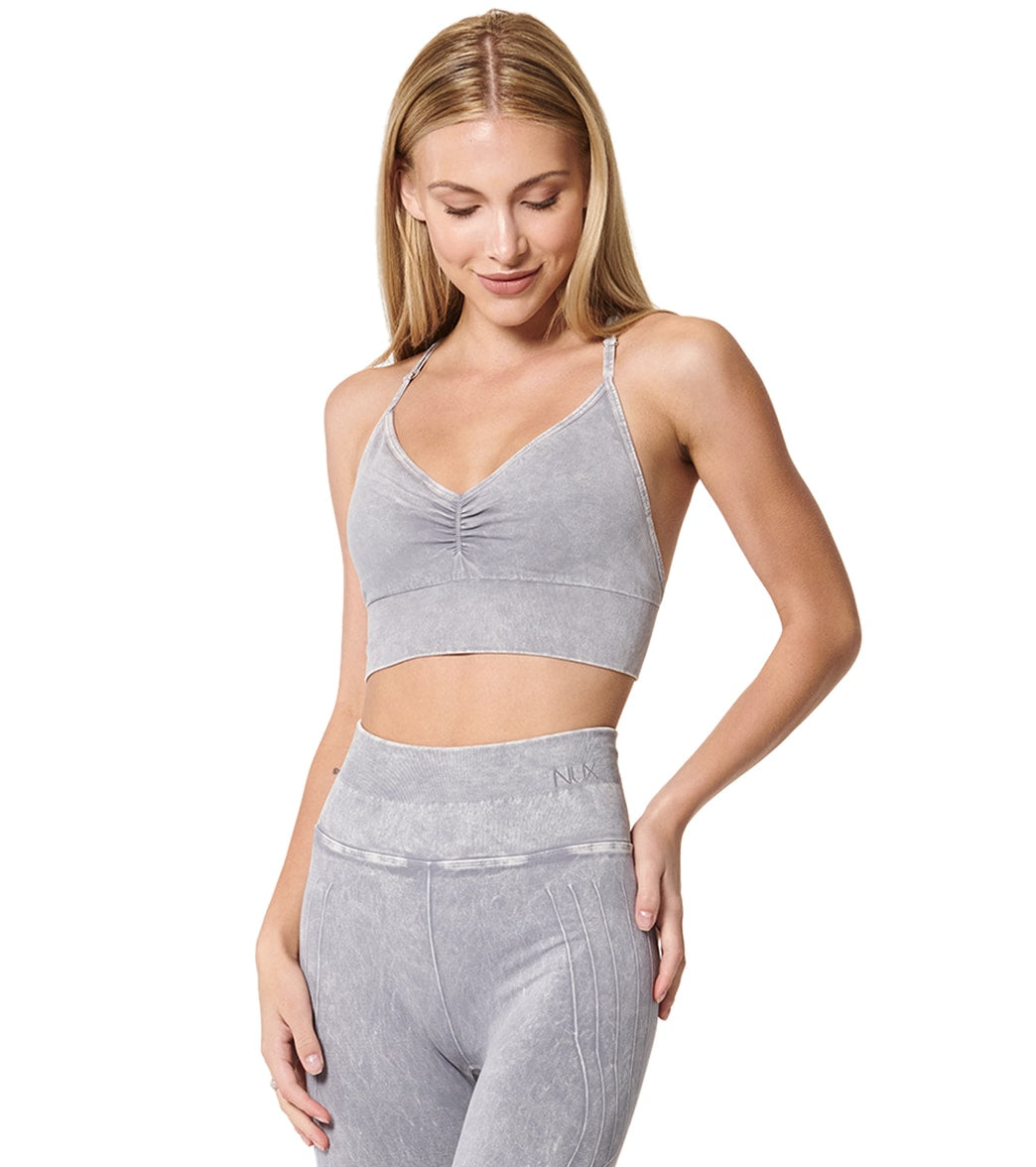 NUX Paloma Mineral Wash Yoga Sports Bra at  - Free