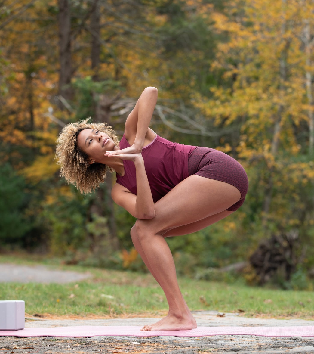 Everyday Yoga Uphold Cheetah High Waisted Hot Yoga shorts 1 at  YogaOutlet.com –