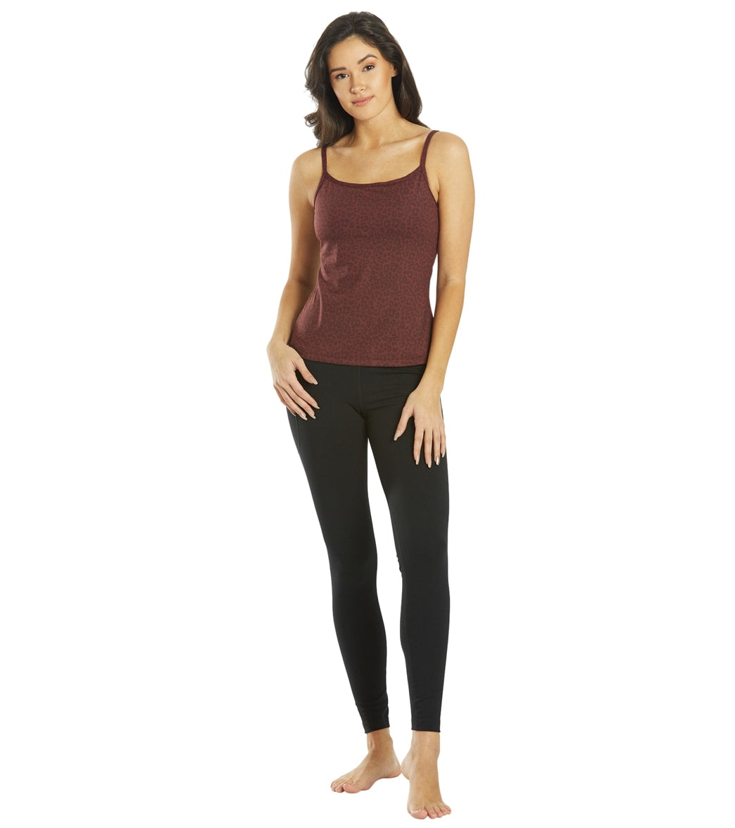 Everyday Yoga Divine Cheetah Scoop Back Support Tank