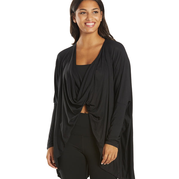 Yoga wraps deals and sweaters