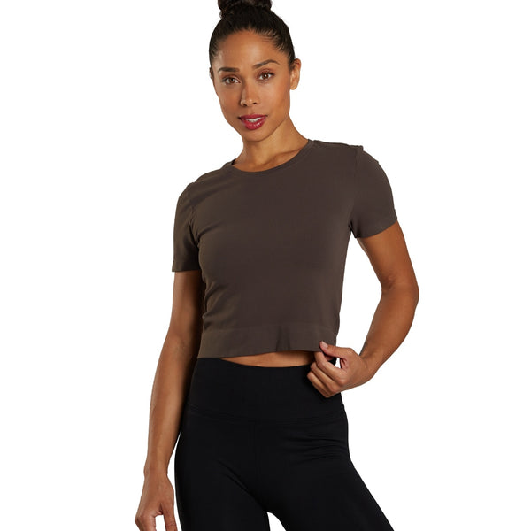 NUX One By One Seamless Yoga Crop Top