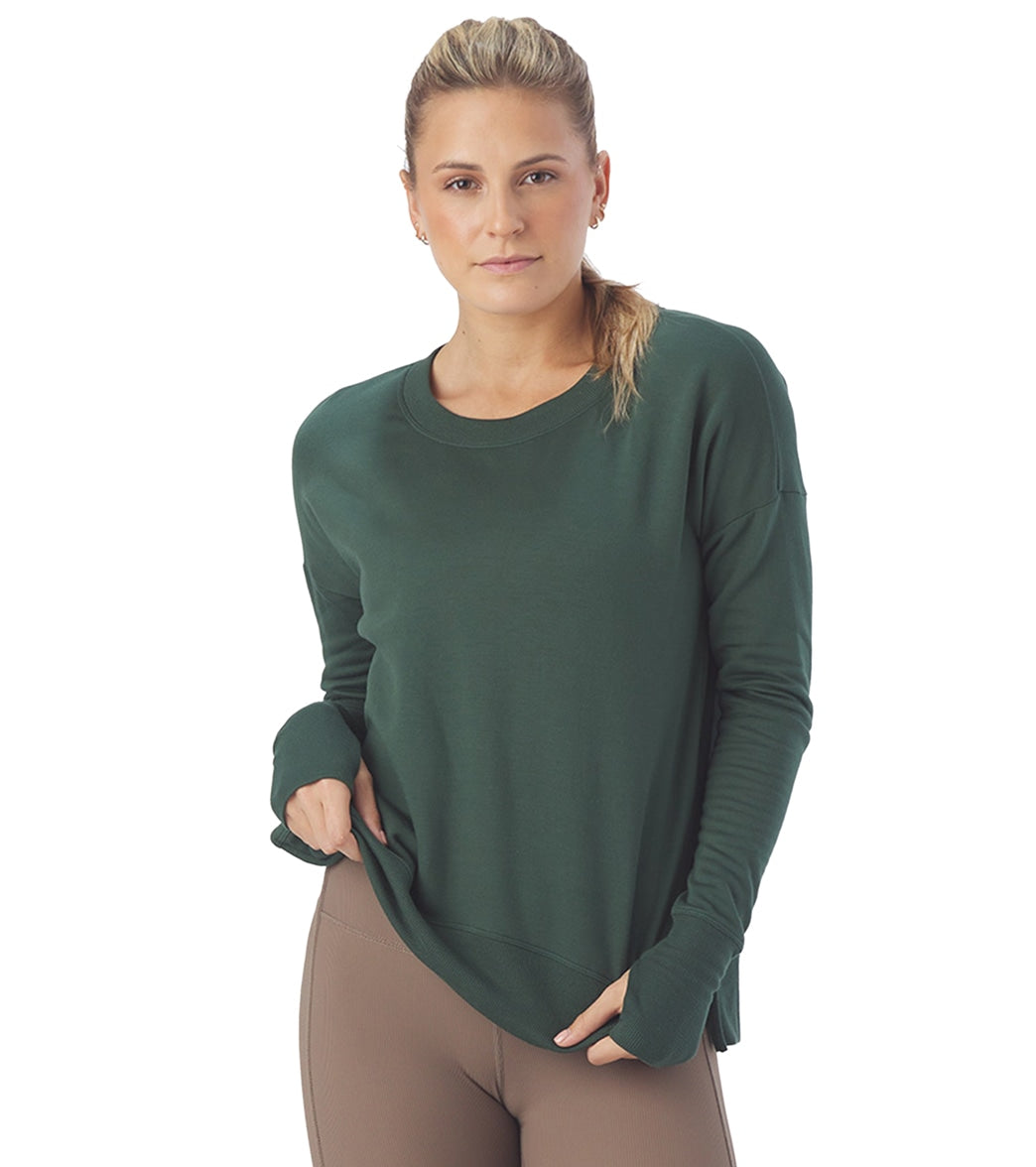 Glyder Lounge Long Sleeve Tee at YogaOutlet.com - Free Shipping
