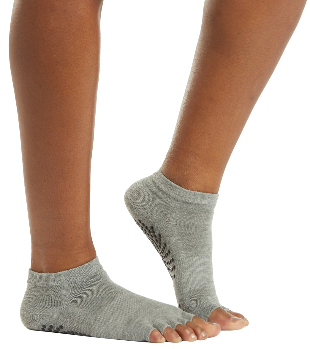Gaiam Grippy Toeless Yoga Socks at
