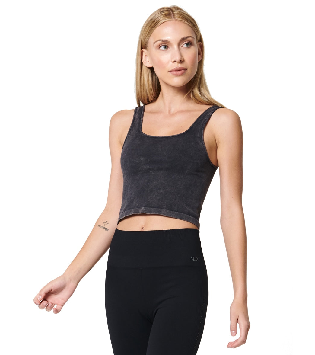 NUX Be Free Mineral Wash Seamless Yoga Crop Top