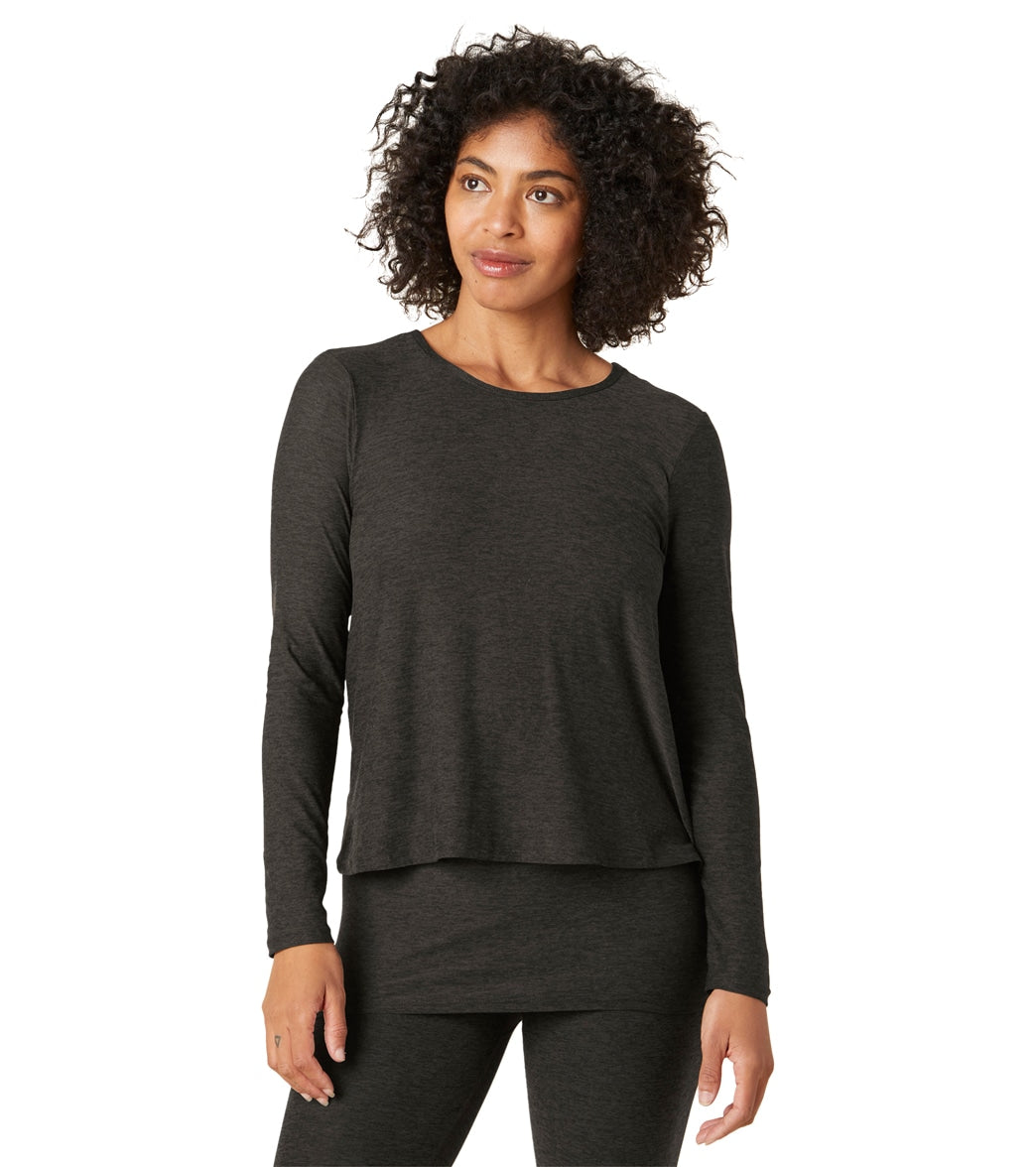 Beyond Yoga Featherweight Under Wraps Nursing Overlap Long Sleeve Tee at   - Free Shipping