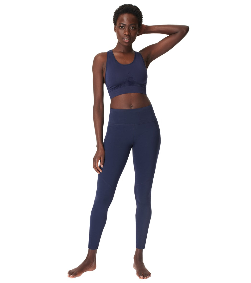 Sweaty Betty Women's Stamina Longline Workout Bra Sports, Navy Blue, S :  : Fashion