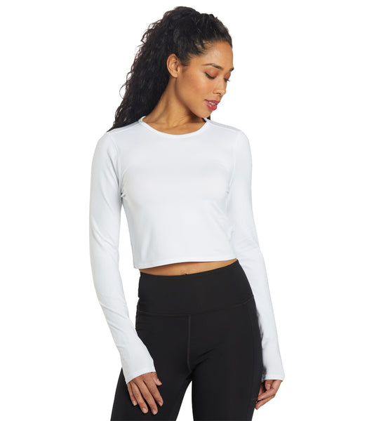 Girlfriend Collective RESET Cropped Long Sleeve at EverydayYoga