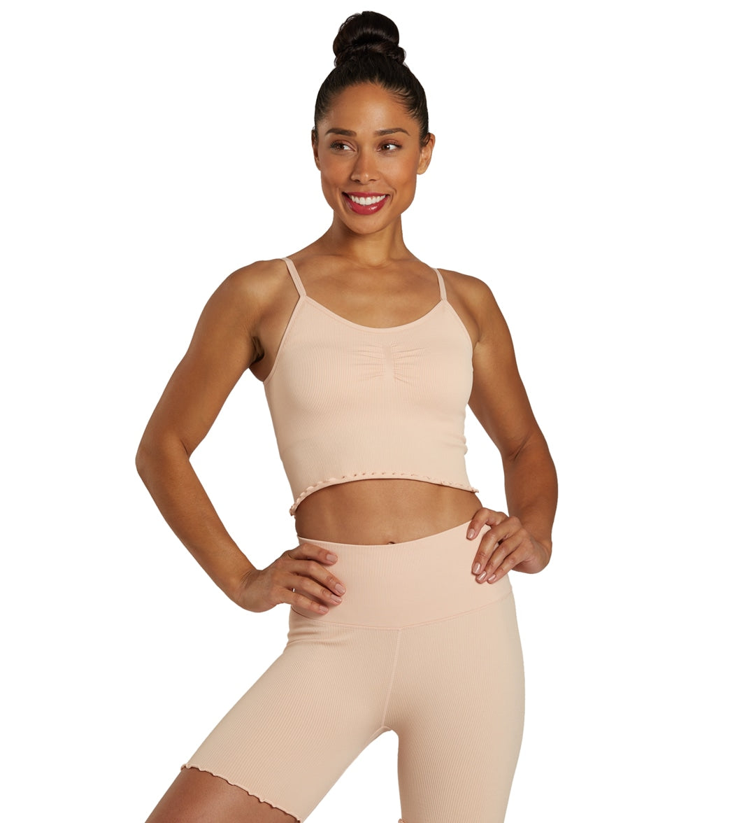 GAIAM - Warrior Seamless Scoopneck Workout Top - Size S