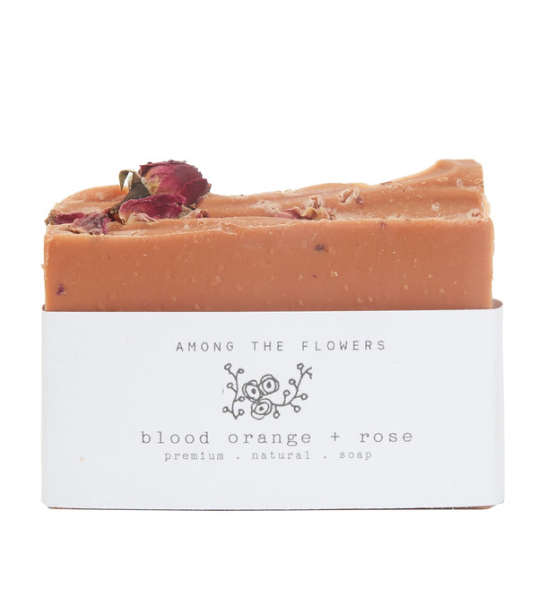 Among The Flowers Blood Orange & Rose Bar Soap - 5oz